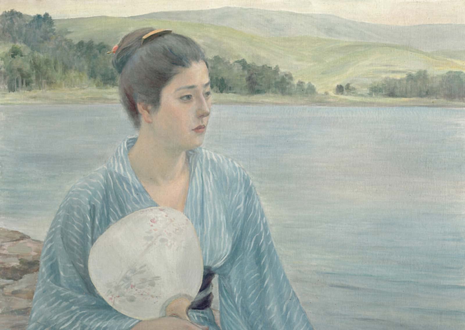 【真作】絵画　田村清輝　油彩6号　焼岳　山映ゆる静寂の湖畔　X150 真作】絵画 田村清輝 油彩6号 焼岳 山映ゆる静寂の湖畔 X150